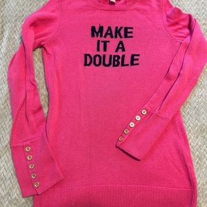 Lilly Pulitzer detailed sweater “make it a double”